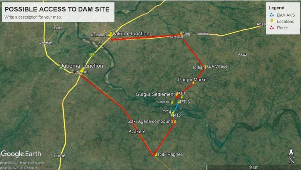 Project Location within Nigeria